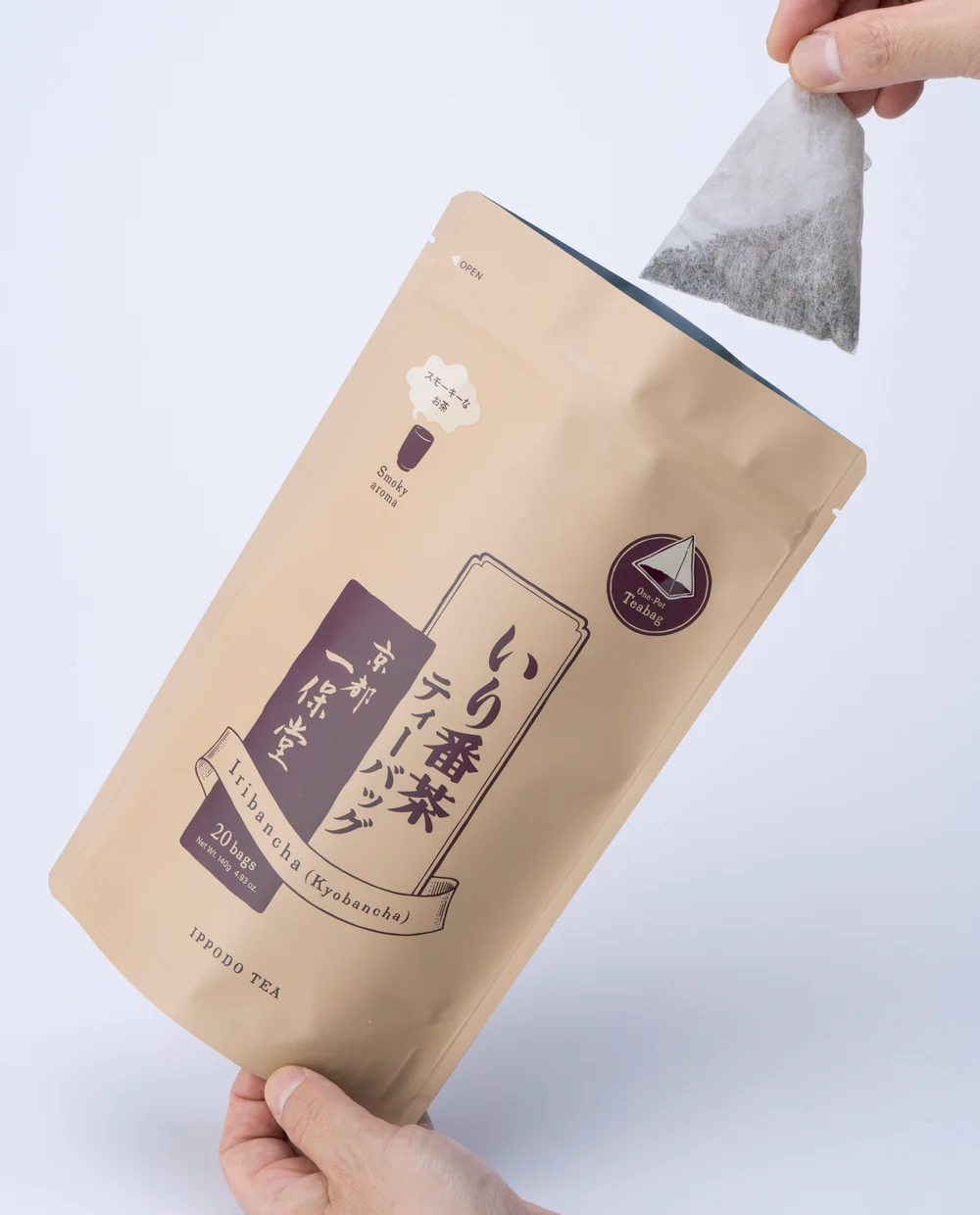 One-Pot Teabag Iribancha (Kyobancha) 20 bags - Image 3