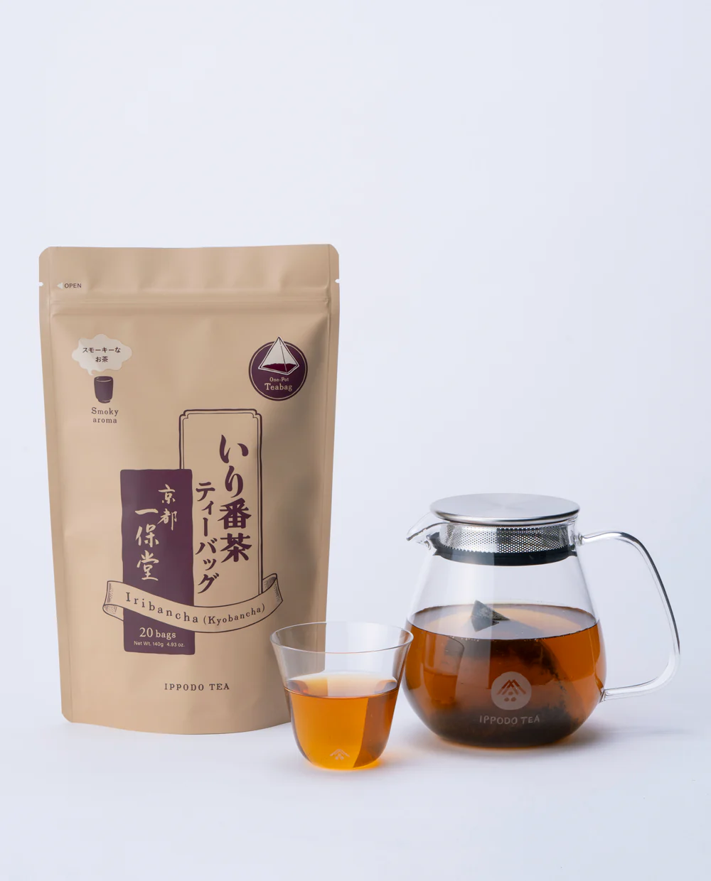One-Pot Teabag Iribancha (Kyobancha) 20 bags - Image 4