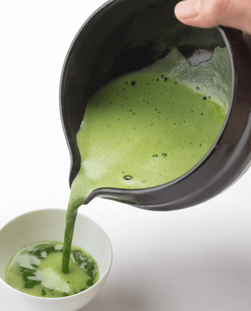 Black Tea Bowl with Serving Spout - Image 3